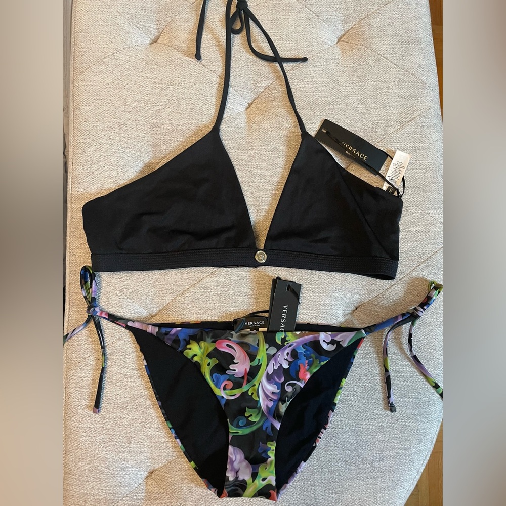 Versace top and bikini